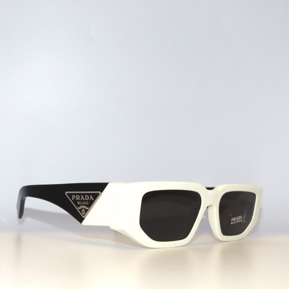 Prada 09ZS 09 1425S0 54 Talc Dark Gray Sunglasses PR09ZS - Picture 3 of 6